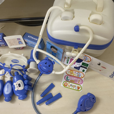 Bộ Đồ chơi bác sĩ cho bé trai gái cao cấp, mô phỏng thiết bị y tế thật