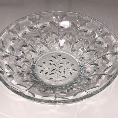 Khay Thuỷ Tinh Pha Lê Ý RCR - Laurus Centerpiece 30.5cm