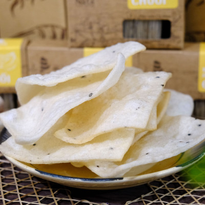 Đặc Sản Cà Mau - Bánh Phồng Chuối Cà Mau - 250g