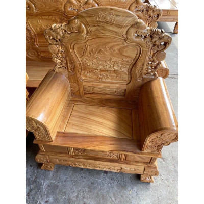 Bộ bàn ghế khổng tử gỗ gõ đỏ