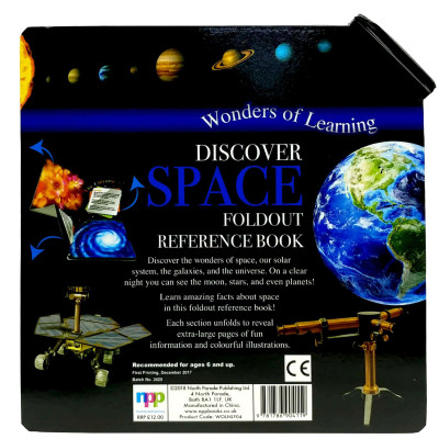 Wonders Of Learning - Discover Space Foldout Reference Book