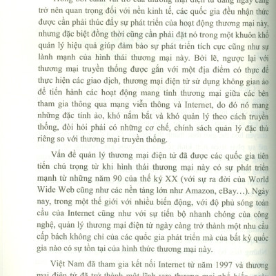 Quản Lý Thương Mại Điện Tử Ở Việt Nam Trong Bối Cảnh Mới (Sách chuyên khảo) - Viện Hàn lâm Khoa học Xã hội Việt Nam - Viện Kinh tế Việt Nam  TS. Vũ Hoàng Linh chủ biên