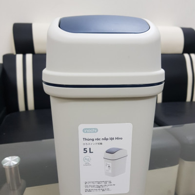 Thùng Rác Nắp Lật Hiro 5L-10L-15L Inochi