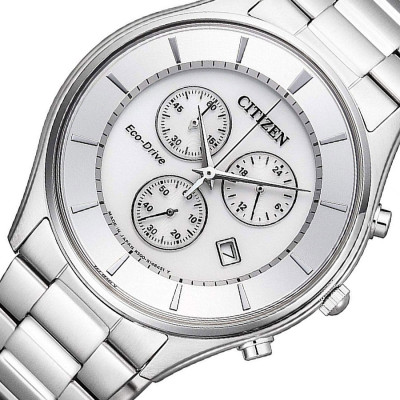 Đồng Hồ Nam Citizen Dây Thép Không Gỉ AT2360-59A - Mặt Trắng (Sapphire)