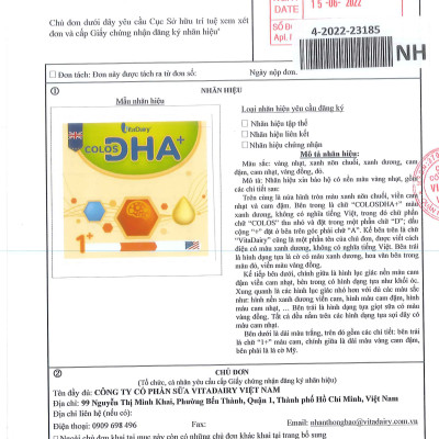 Sữa bột Colos DHA+ 0+ / hộp 800g