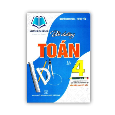 Sách - Combo Bồi Dưỡng Toán Lớp 4 - Tập 1 + 2 (Bám Sát SGK Kết Nối)