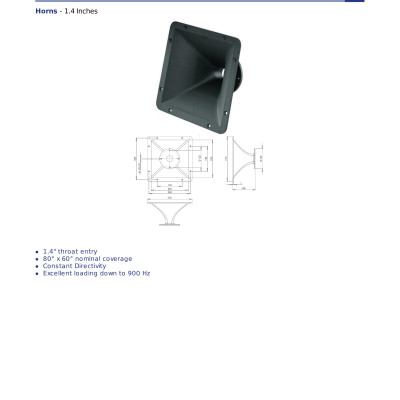 HỌNG LOA TREBLE B&C SPEAKERS ME90 ( 1 cái) – Hàng Chính Hãng