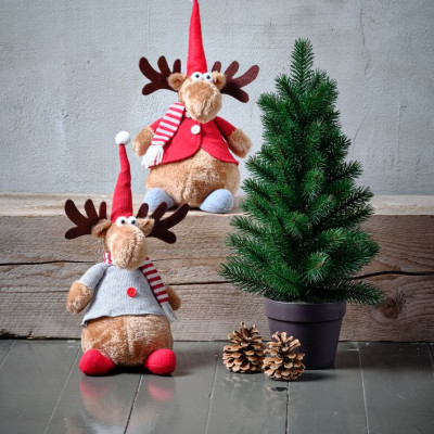 Cây thông Noel | JYSK Muninn | xi măng/sắt | xanh lá/nâu | DK13xC48cm