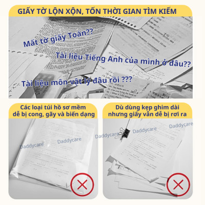 Túi Đựng Tài Liệu nhiều ngăn Mideer Accordion Folder cho bé cầm tay tiện lợi