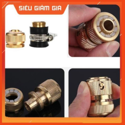 Bộ dây vòi xịt nước rửa xe, tưới cây . tăng áp 3 lần, loại 7m, 10m 206701-3 đầu đồng,cút đồng+tặng móc khoá