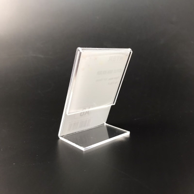 Kệ mica 1 mặt Enter F05-P 50x70mm A8 đứng, Kệ menu chữ L, Khung thông tin sản phẩm, Khung bảng giá, Kệ trưng bày để bàn