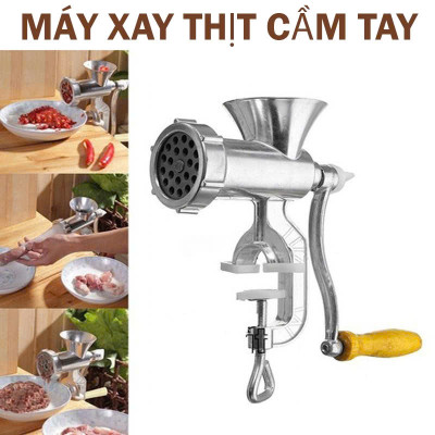 Máy xay thịt đa năng bằng tay cỡ đại bằng Nhôm cao cấp siêu bền