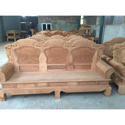 Bộ bàn ghế khổng tử gỗ gõ đỏ