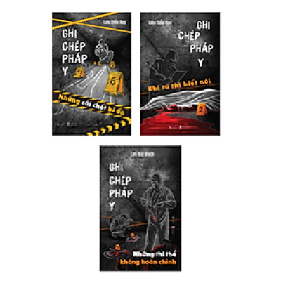 Combo 3 Cuốn Văn Học Hành Động Hay- Ghi Chép Pháp Y (Tập 1+2+3)