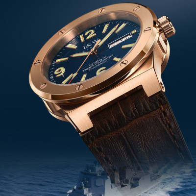 Đồng hồ nam chính hãng IW CARNIVAL IW589G-3 Kính sapphire ,chống xước,Chống nước ,Bảo hành 24 tháng,Máy cơ (Automatic),Dây da cao cấp,thiết kế lộ cơ thể thao