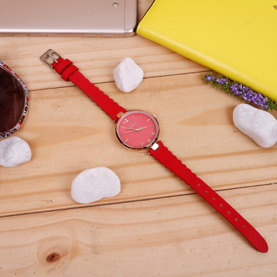 Đồng Hồ Nữ Julius Hàn Quốc JA1096C Dây Da Răng Cưa Độc Đáo