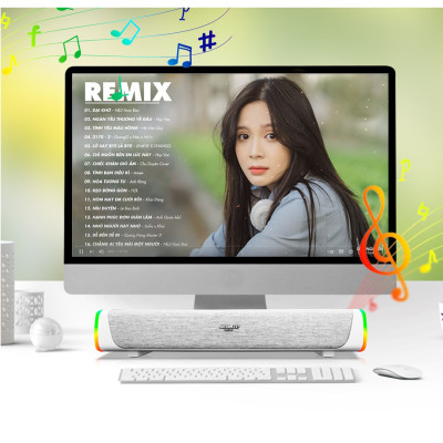 Loa Vi Tính SoundMax SB-201 2.0 12W - Hàng Chính Hãng.