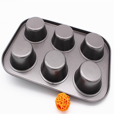 Khuôn Nướng Bánh Chống Dính 6 ô  DRU - Hàng Chính Hãng