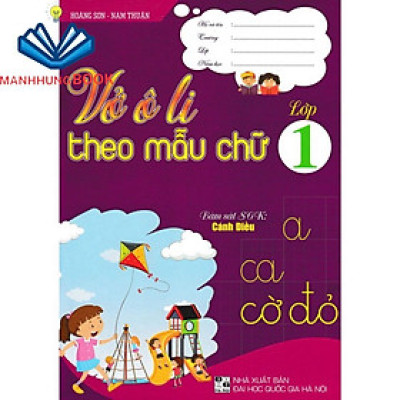 SÁCH - vở ô li theo mẫu chữ lớp 1 (bám sát sgk cánh diều)0