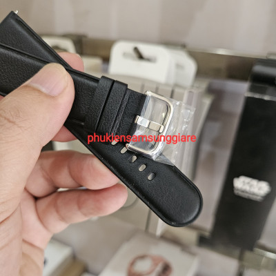 Dây da Đồng hồ Samsung size 20mm (dây Dùng cho được Active2/ watch 4/watch 5/watch 6) Hàng Chính hãng