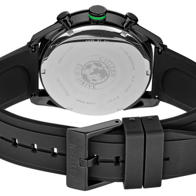 Đồng Hồ Nam Citizen Dây Cao Su CA0667-12E - Mặt Đen