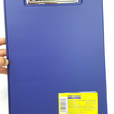 Bìa Trình Ký Đôi Toppoint A4 TOP-135A - Màu Xanh