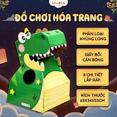 Mô hình hoá trang Kỳ lân Khủng long - Đồ chơi trung thu cho bé Lalala baby Mẫu 2024 DIY ghép thành con vật
