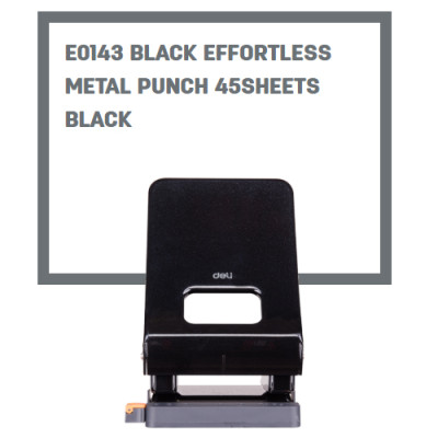 Bấm lỗ giấy vỏ kim loại Deli 143 45 tờ Đục lỗ giấy văn phòng Giao màu ngẫu nhiên