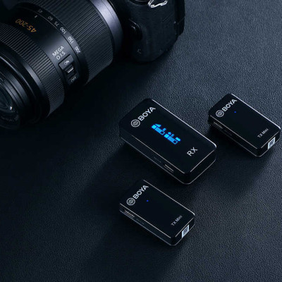 Micro thu âm không dây Boya BY-XM6-S2 Mini - Hàng chính hãng