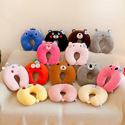 Gối chữ U Nhà của Mẹ thích hợp sử dụng làm gối ngủ văn phòng, gối du lịch kích thước  27x24x6 cm - màu sắc giao ngẫu nhiên