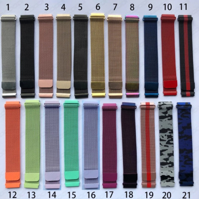 Dây đeo đồng hồ dành cho đồng hồ thông minh Amazfit GTS / GTS 2/ GTS 2e / Bip U / Bip S - Dây đeo inox nam châm 20mm - Hàng chính hãng