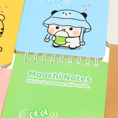 Sổ Lò Xo Moochi Notes B7 - Kẻ Ngang - 120 Trang 80gsm - The Sun 02