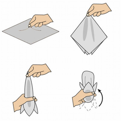 Khăn Cài Túi Áo Vest - Pocket Square - Phụ Kiện Cài Áo đen kẻ kim tuyến