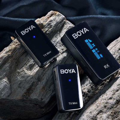 Micro thu âm không dây Boya BY-XM6-S2 Mini - Hàng chính hãng
