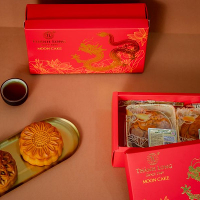 Hộp 2 bánh trung thu 2 trứng 270g - Thành Long (540g) - Việt Nam