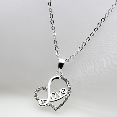 Dây Chuyền Nữ Bạc Hiểu Minh DMD426 Chữ LOVE