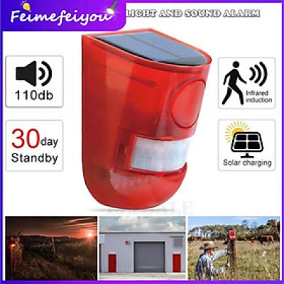 chuông báo động chống trộm hồng ngoại MS219 sử dụng năng lượng mặt trời
