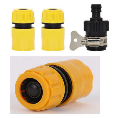 Bộ dây vòi xịt nước rửa xe, tưới cây . tăng áp 3 lần, loại 7m, 10m 206318 đầu đồng,cút,nối đen + tặng móc khoá