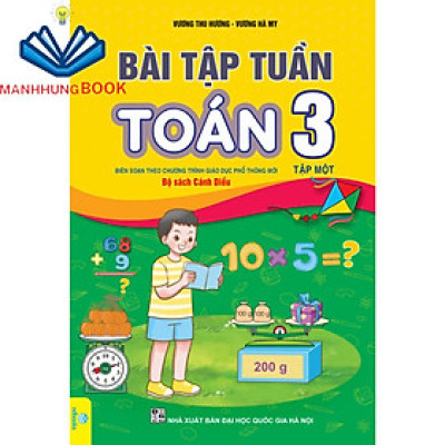 Sách - Bài Tập Tuần Toán Lớp 3 Tập 1 - Cánh Diều.