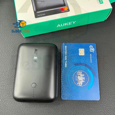 Pin Sạc Dự Phòng AUKEY Basix Mini PB-N83S 10000mAh Sạc Nhanh Power Delivery 20W và Quick Charge 3.0 18W - Hàng Chính Hãng