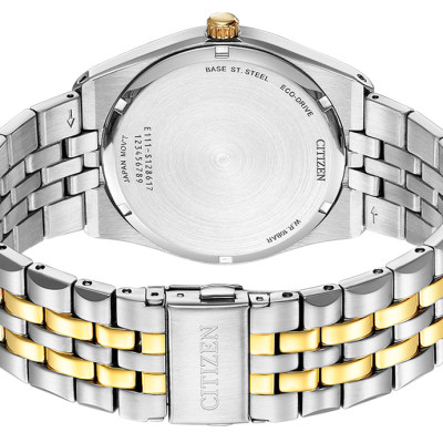 Đồng Hồ Nam Citizen Dây Kim Loại Máy Eco-Drive BM7334-58E - Mặt Đen