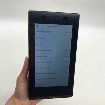 Máy chấm công & kiểm soát cửa bằng khuôn mặt Zkteco SenseFace 7B - Hàng nhập khẩu