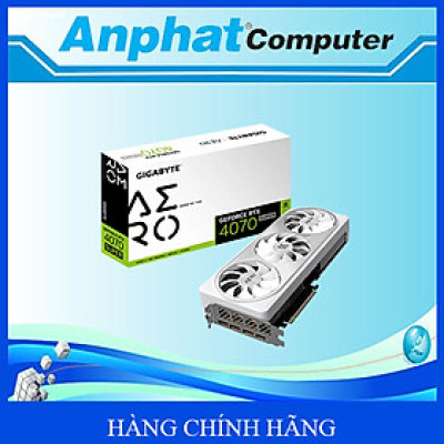 Card màn hình VGA Gigabyte GeForce RTX 4070 Super Aero OC 12G (N407SAero OC-12GD) - Hàng Chính Hãng