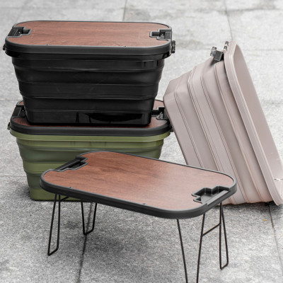 Thùng đựng đồ đa năng gấp gọn 3 trong 1 dung tích 30L - Tiện lợi cho du lịch, picnic, dễ xếp gọn khi không dùng - Hàng nhập khẩu chính hãng