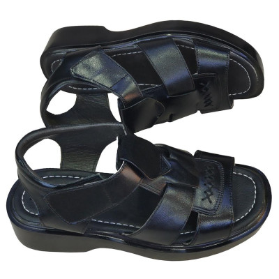 Giày Sandal Nam Da Bò Thật TiTi ĐÔ Cao Cấp DNA2137d