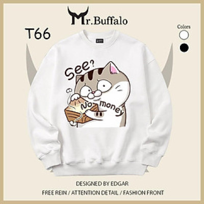 Áo Sweater Mèo Ami cute lạc lối Mr.buffalo