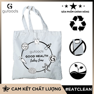 Túi vải canvas GUfoods - Kích thước 36x30x14cm