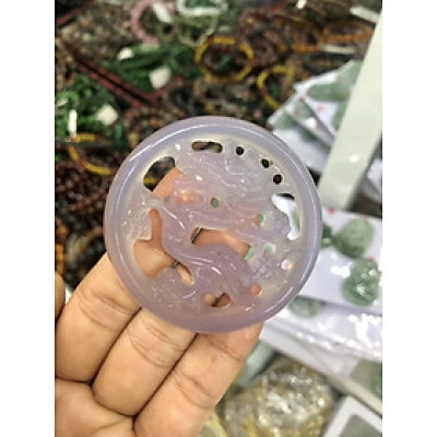 Mặt dây chuyền Rồng phong thủy đá mã não