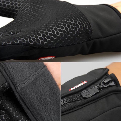 Găng tay giữ ấm, chống nước, có cảm ứng - Bao tay phượt tránh gió đi xe máy unisex nam nữ
