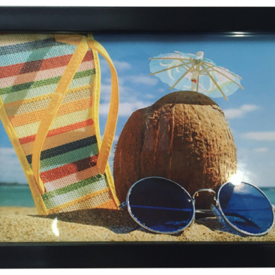 Bộ 6 Khung Hình Kính Treo Tường Tặng bộ ảnh như hình mẫu, Đinh Treo Tranh và sơ đồ treo - Khung Hình Phạm Gia PGCTK12